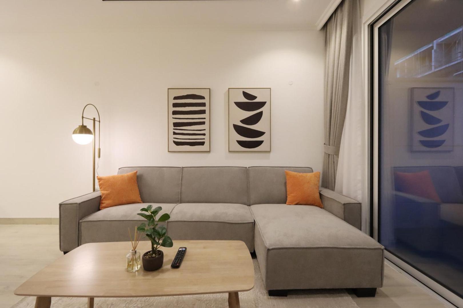 Livbnb-stylish 1b With Spacious Balcony In Jvc Apartment Dubai